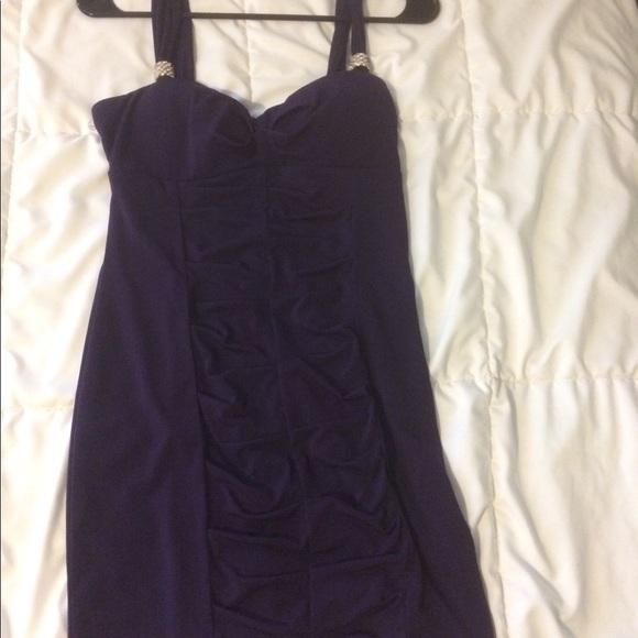 Purple mini dress - Picture 1 of 2